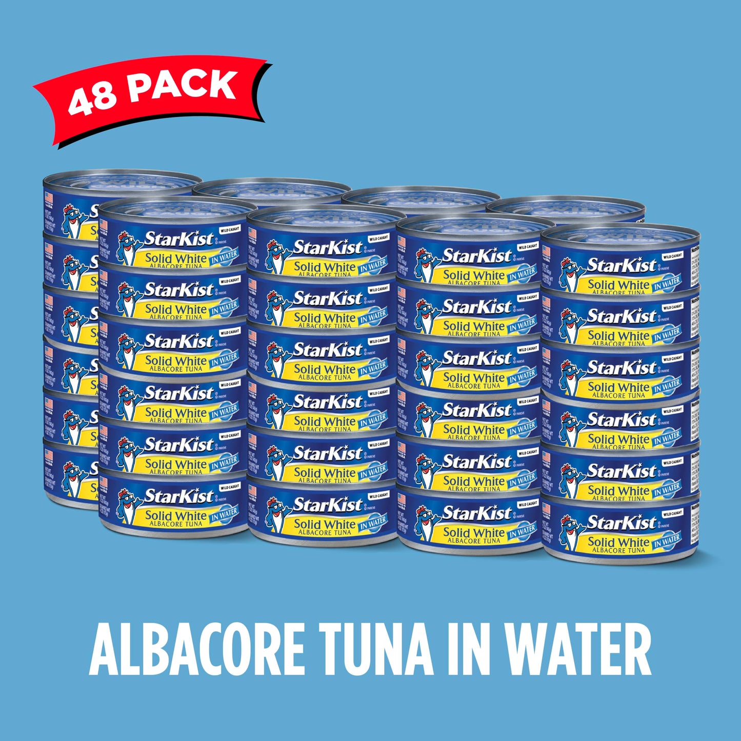 Starkist Solid White Albacore Tuna In Water - 5 Oz Can (Pack Of 48)
