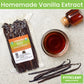 FITNCLEAN VANILLA Organic Madagascar Grade B Vanilla Beans, 100 Count, 5-7 spirit-inspired flavor Pods, Non-GMO