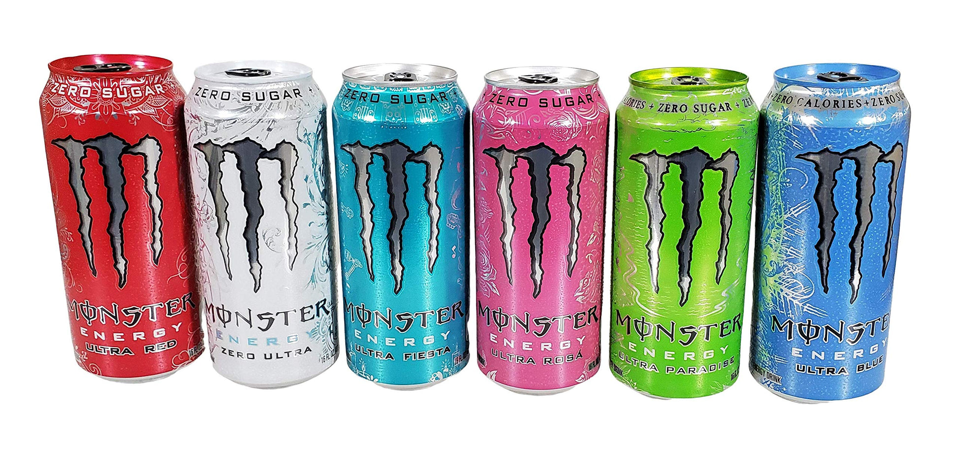 Monster Energy Ultra Zero Sugar Energy Drinks Variety Pack, 16 Fl Oz, 12 Cans