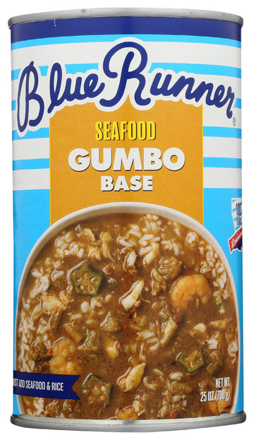 Blue Runner Seafood Gumbo Base, Zero Trans Fat, 25 Ounces (Pack Of 6)