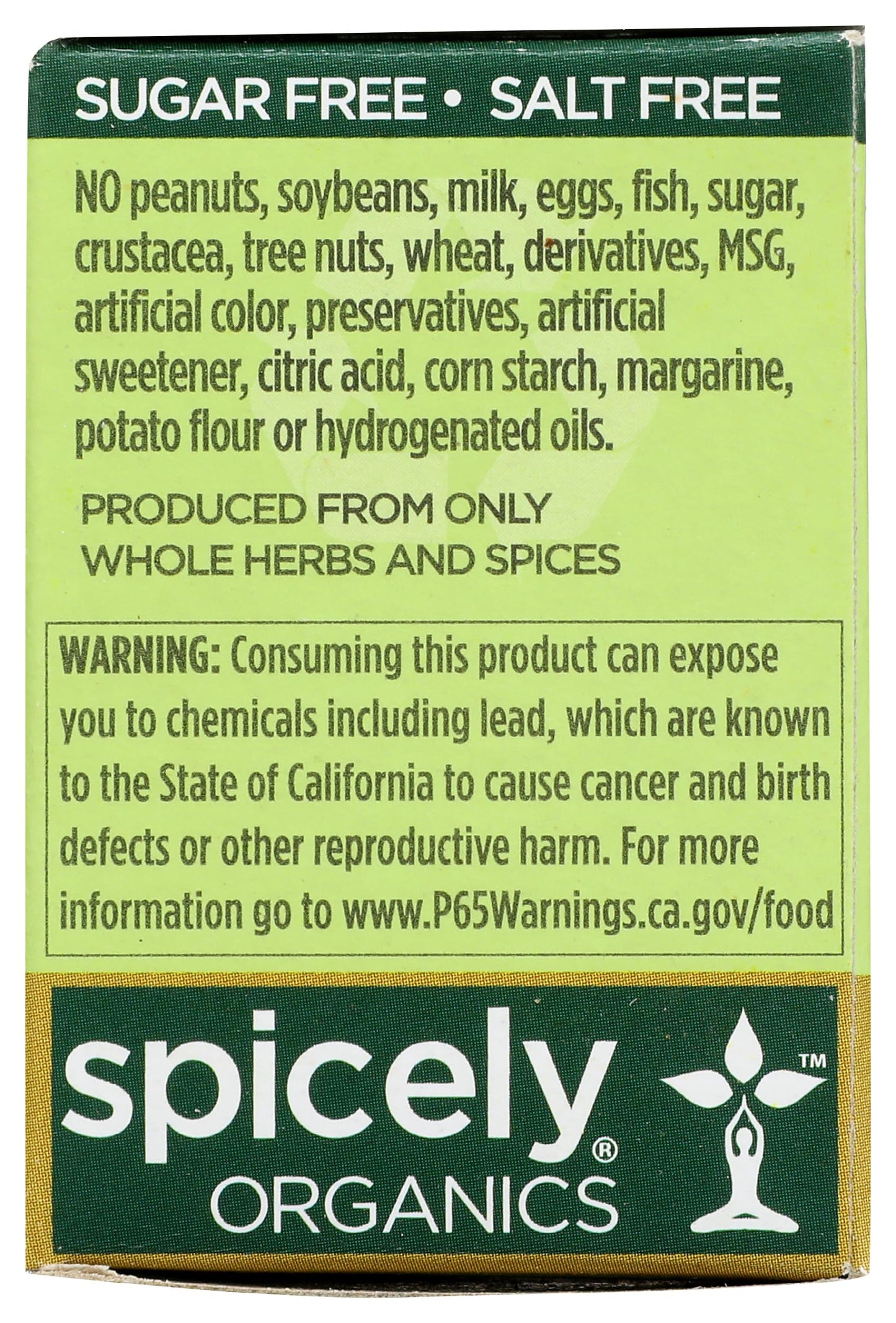 SPICELY Organic White Sesame Seeds, 0.45 OZ