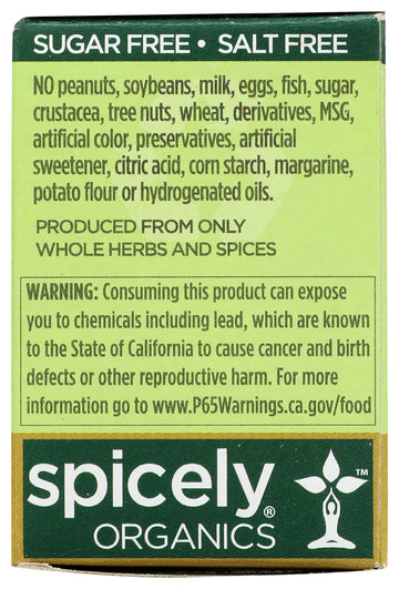 SPICELY Organic White Sesame Seeds, 0.45 OZ