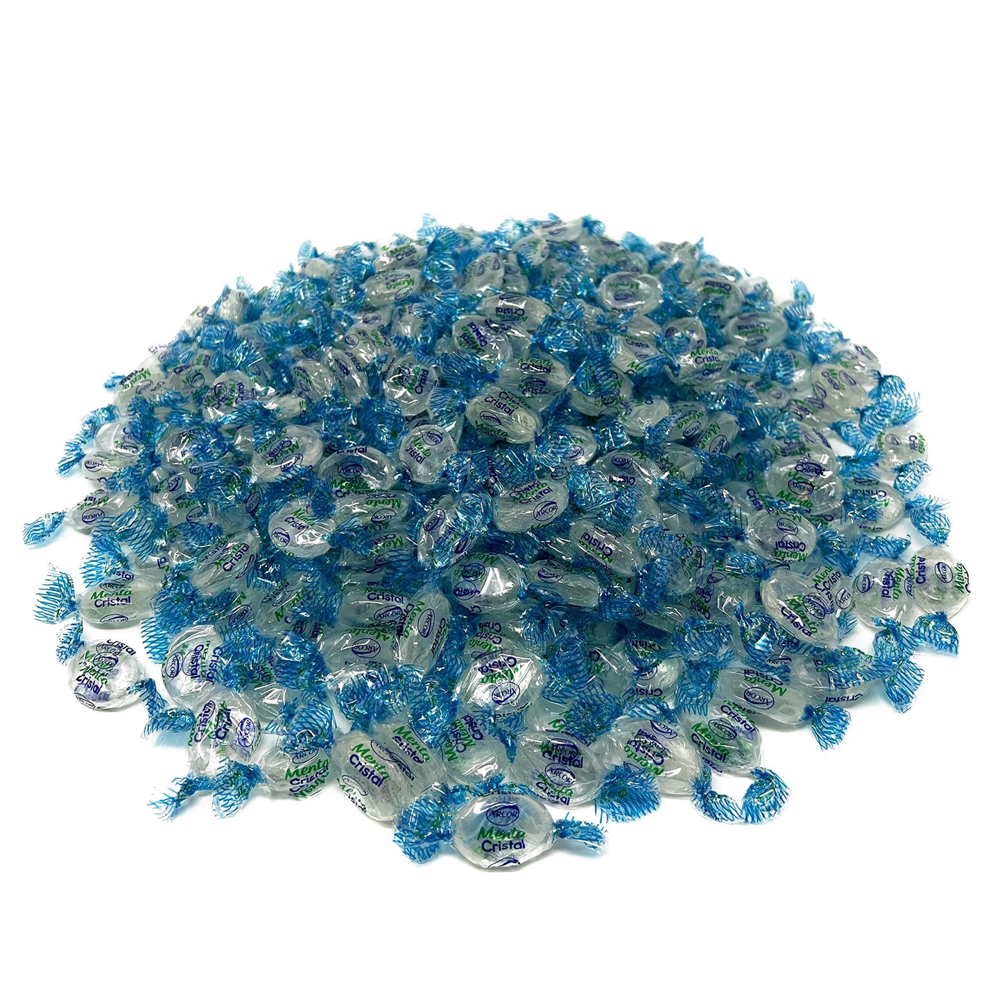 Crystal Clear Mints - 3 Lbs - Clear Refreshing And Elegant After Dinner Mint Hard Candies - Bulk American Vintage Candy Assortment - Individually Wrapped, 48 Oz.