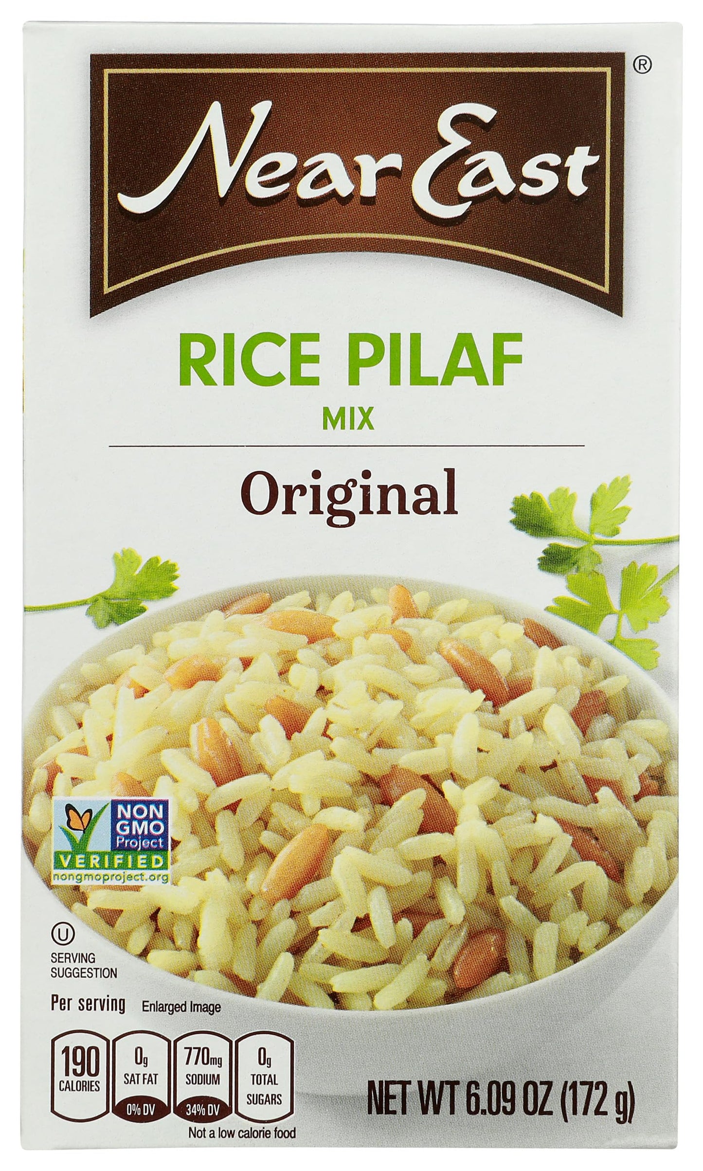 Near East Rice Pilaf, 6.09 Ounce (Pack of 1) - Flavored Rice Dish, Convenient Side Dish