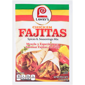 Lawry'S Mix, Fajita, Chicken, 1-Ounce (Pack Of 12)
