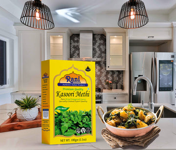 Rani Fenugreek Leaves Dried (Kasoori Methi) 3.5oz | All Natural, Vegan, Gluten Friendly, NON-GMO, Indian Origin