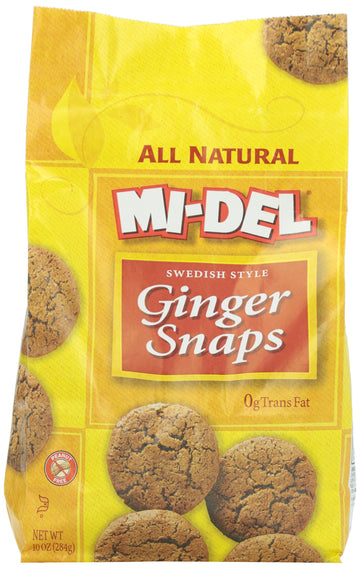 Mi-Del Ginger Snaps 10 Oz