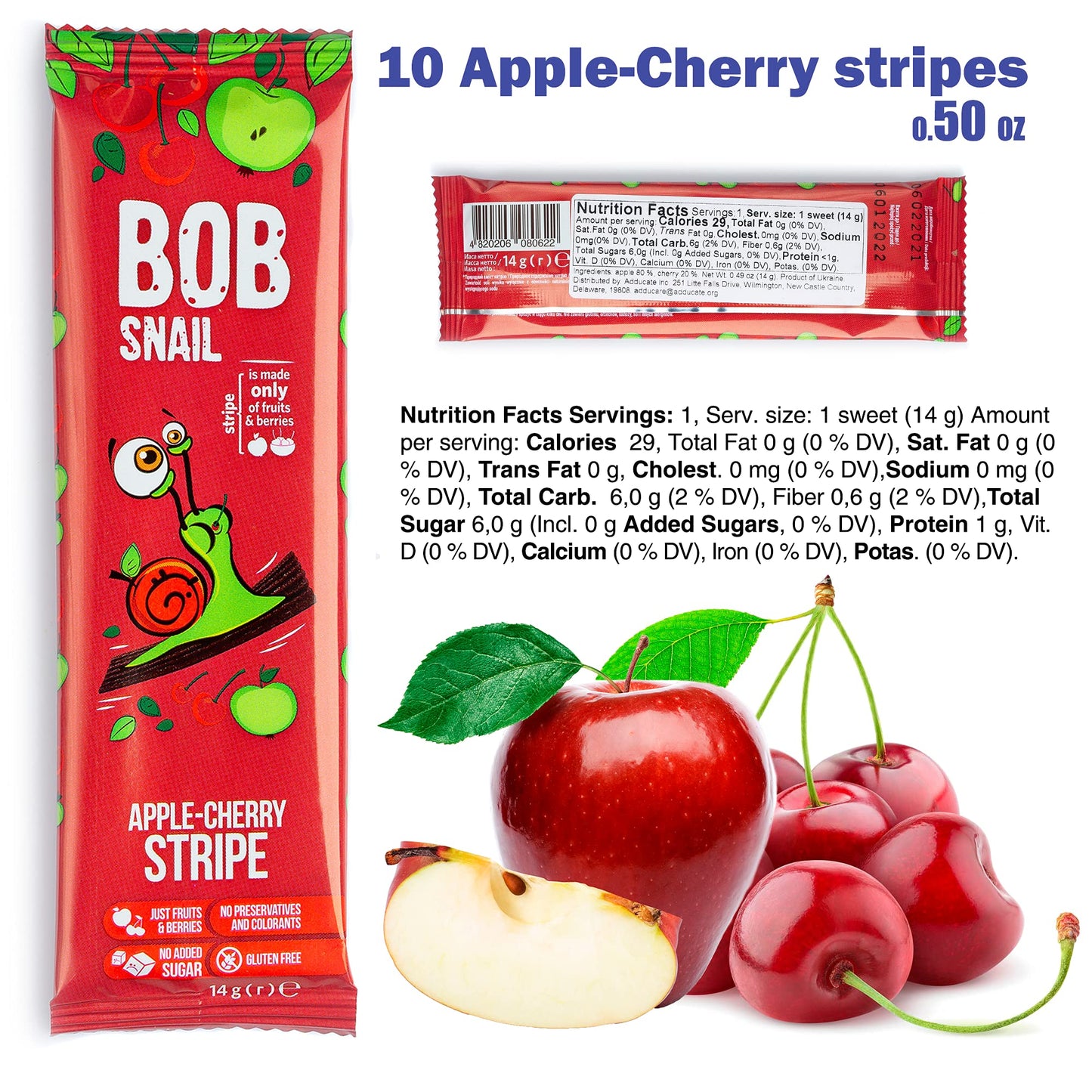 Healthy Snacks Variety Pack For Adults And Kids - 30 Gluten Free Fruit Strips With Dried Cherry Pear Pineapple Persimmon Apple -