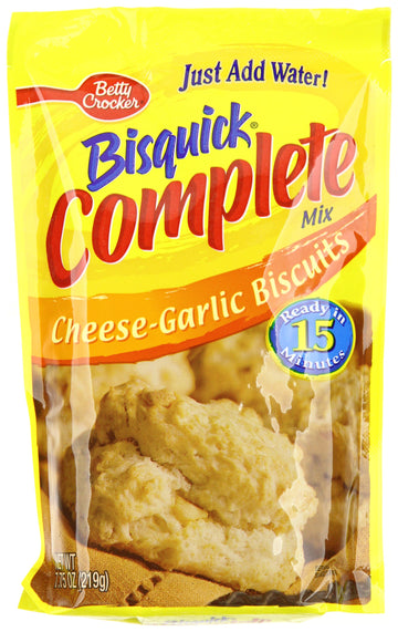 Bisquick Complete Mix, Cheese Garlic Biscuits, 7.75 Oz