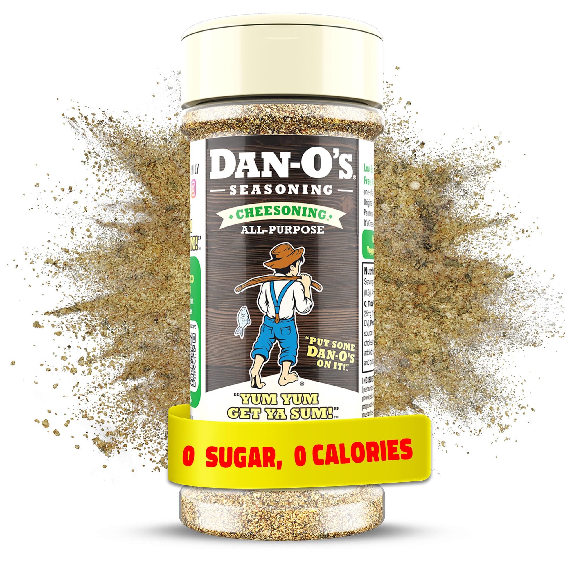 Dan-Os Seasoning Cheesoning | Small Bottle | 2.6 oz | Pack of 1 | Flavor Enhancer