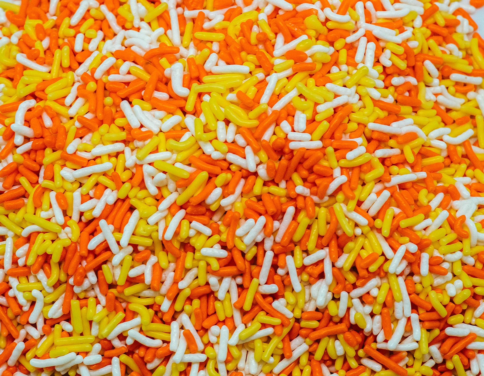 Sprinkle Me This Harvest Candy Corn Blend Edible Confetti Sprinkles 4 Oz
