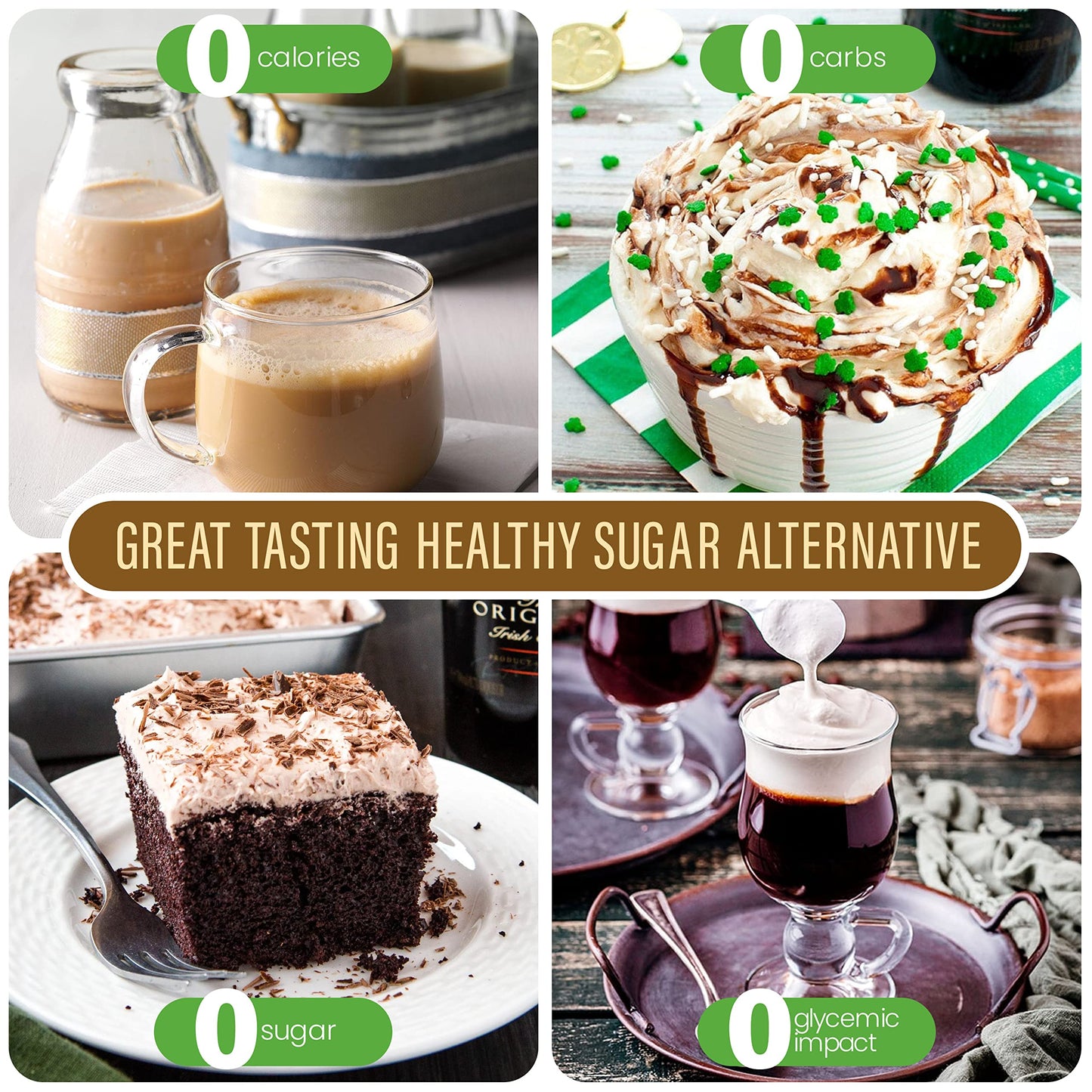 Stevia Select Irish Cream Stevia Extract Liquid - Liquid Zero Calorie Sweetener - All Natural Liquid Stevia Extract Sweetener Li