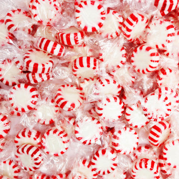 Starlight Peppermint Candy Bulk - 5 Pound - Bulk Candy Peppermint Mints Individually Wrapped - Holiday Mints - Hard Candy Gluten