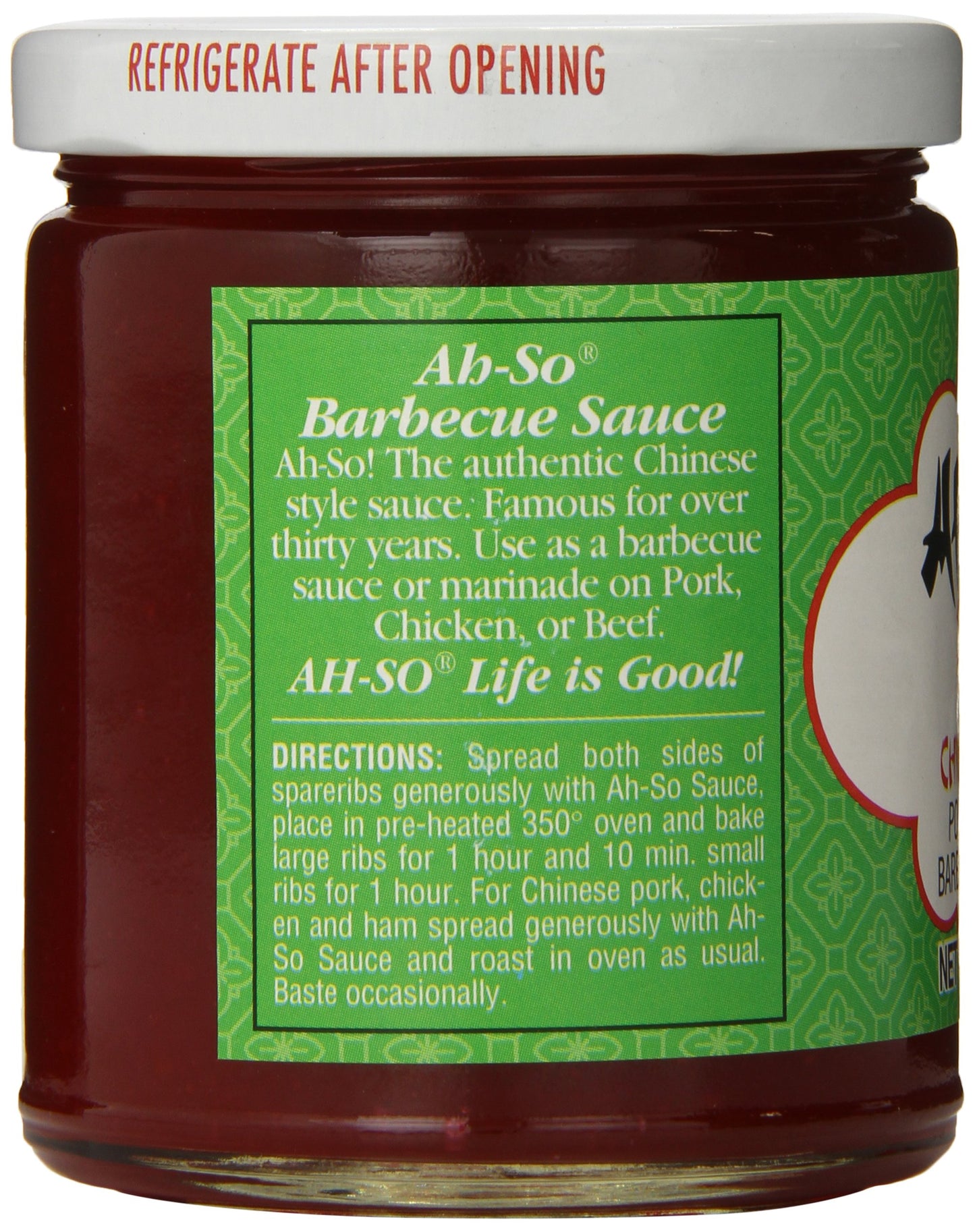 AH SO SAUCE SPARERIB