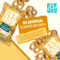 FitJoy Tangy Dijon Mustard Pretzels (Pack of 6, 4.5 Oz) - Dairy, Nut & Gluten Free Snacks - Grain Free Cassava Root & Chickpea F
