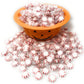 Assortit Halloween Peppermint Starlights Mints Hard Candy Discs, 6 lb Bulk, Individually Wrapped, White & Red, 450+ pcs