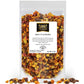Traina Home Grown Sun Dried Bakers Fruit Medley - Diced Peaches, Cranberries, Apricots, Pears, Nectarines, and Raisins - Non GMO