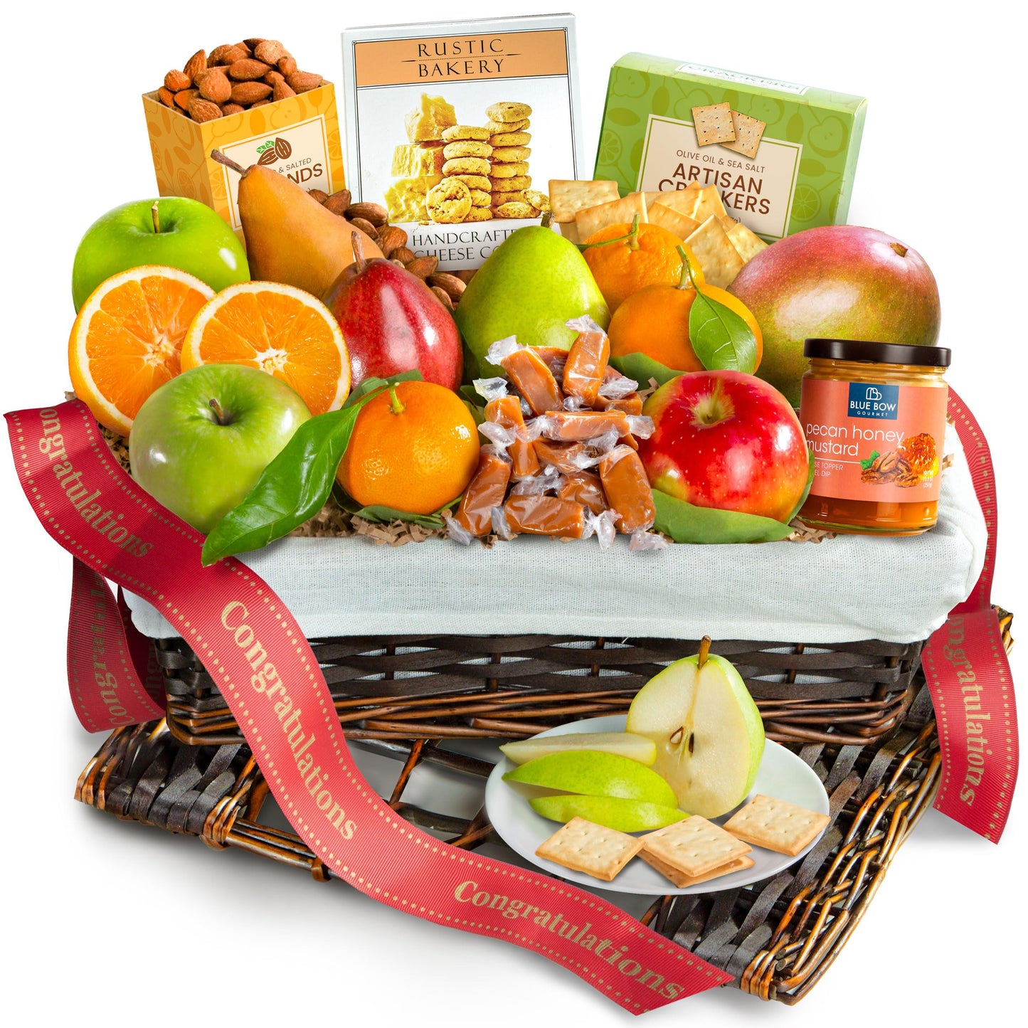 A Gift Inside Congratulations Deluxe Fruit Basket
