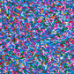 Fancy Sprinkles Deluxe Rainbow Crunchy Jimmies, Real Sugar, For Ice Cream, Cookies, Cakes, Cupcakes, Dessert Decorating, Bold, M