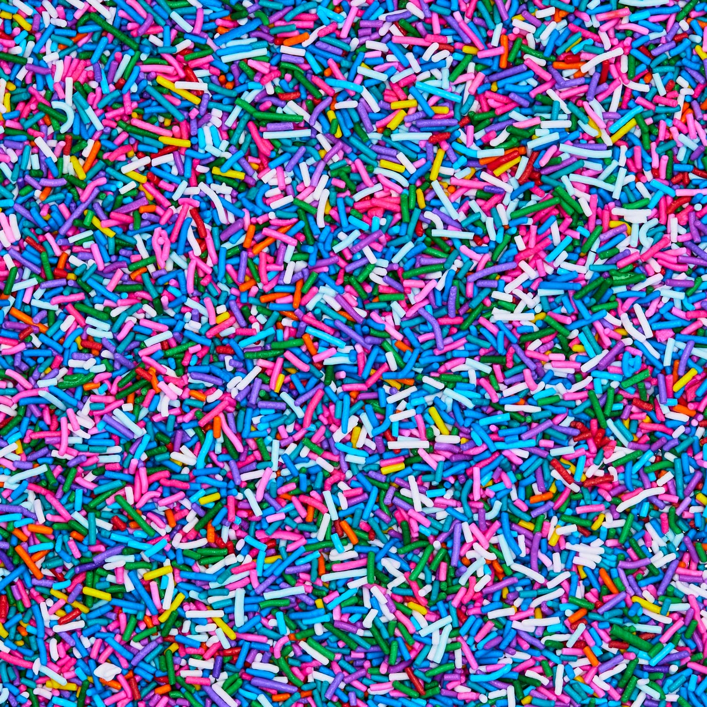 Fancy Sprinkles Deluxe Rainbow Crunchy Jimmies, Real Sugar, For Ice Cream, Cookies, Cakes, Cupcakes, Dessert Decorating, Bold, M