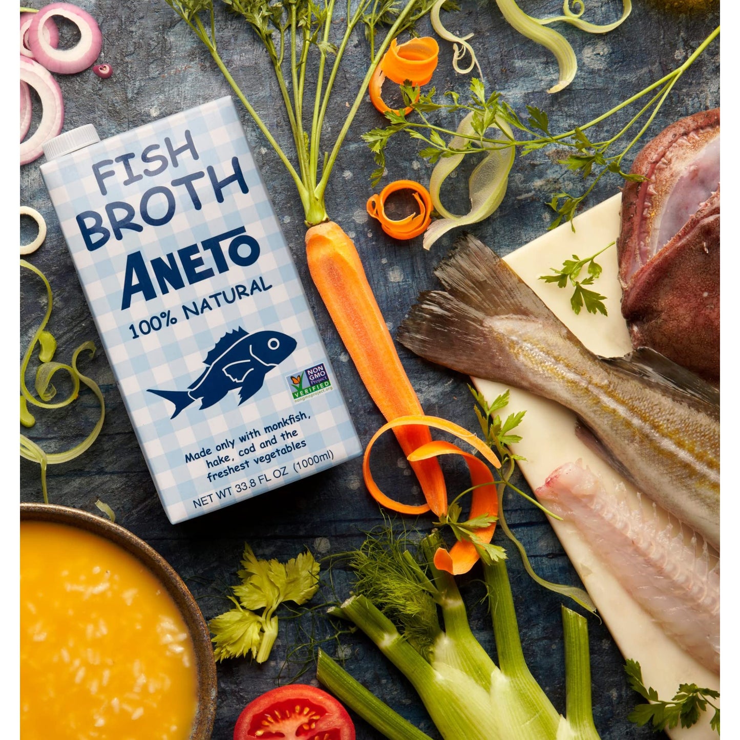 Aneto 100% Natural Fish Broth (6 Pack)