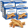 Nonnis Almond Biscotti Cookies - Individually Wrapped - 4-Pack (69 oz) - Kosher - Baked with Anise & Almonds