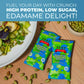 Crunchy Dry Roasted Edamame Beans Snack By Zest Delites, Sea Salt, Vegan, Low Calorie (110Cal) High Protein Snacks (12G), Low Ca