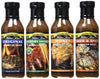 Calorie Free Barbecue Sauce - 4 Flavors 12 Fl Oz Bottles