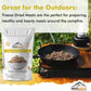 Mountain Essentials Freeze-Dried Shredded Pork – Fully Cooked, Ready-To-Eat Meat | 10 Servings Per Pouch | 7-Year Shelf Life | Ideal For Daily Meals, Camping, Emergency Preparedness & Survival | Made In Usa | Pack Of 1