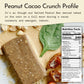 Send Bars Plant-Based Vegan Healthy Protein Bars, With Greens (Peanut Cacao Crunch, 8 Bars) – Only Real Ingredients, Zero Added Sugar, Gluten-Free, Dairy-Free