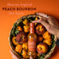 Tabanero Peach spirit-inspired flavor Habanero Hot Sauce - Gourmet, All Natural, Gluten Free, Vegan, 5 oz Bottle