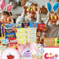 Easter Snack Pink Tin (46 Count) Filled With Candy, Peelable Gummies, Bunny And More, Great Package For Family, Friends, Boys An