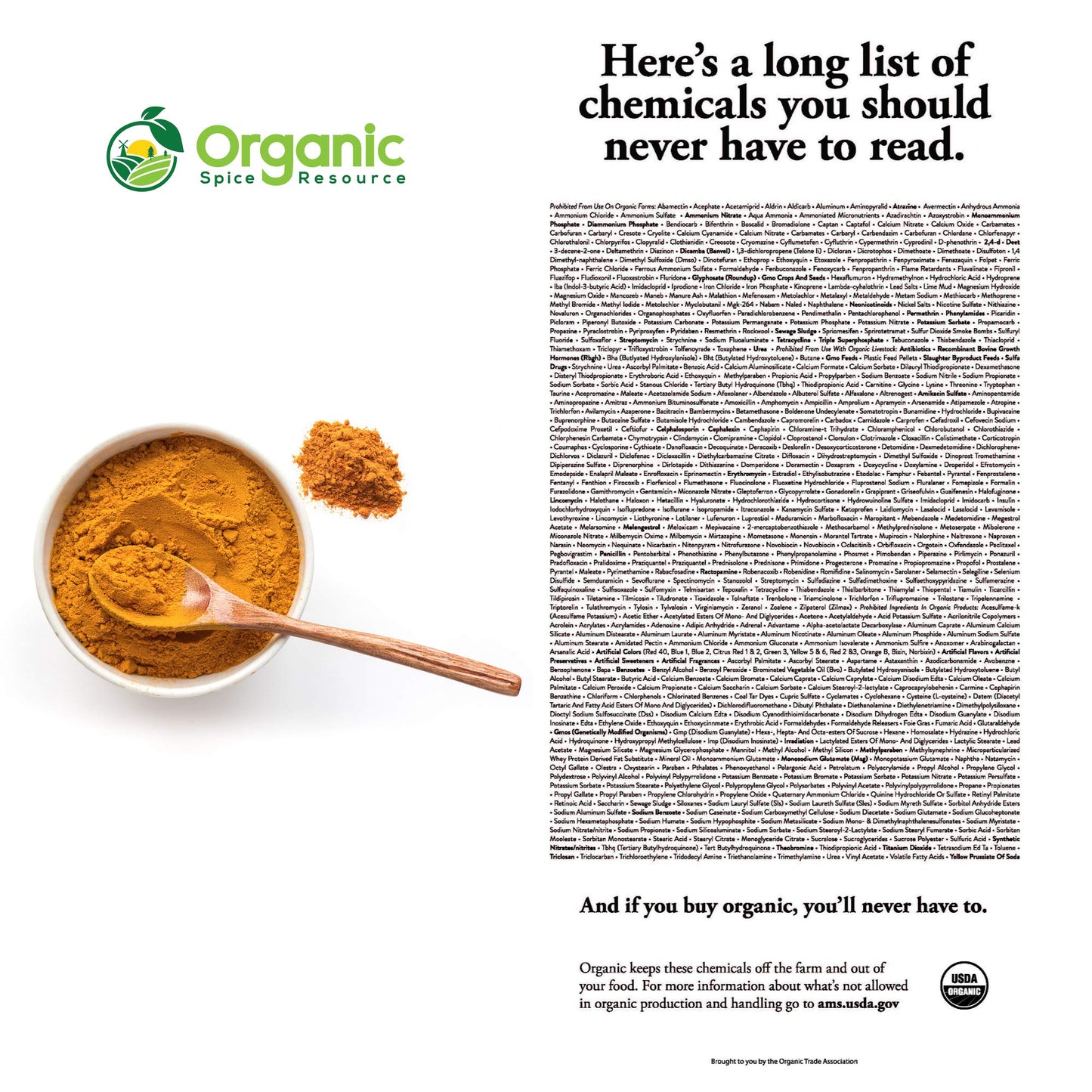 Organic Spice Resource Organic Turmeric Powder w/Curcumin, 16 Ounce, USDA Organic, Non-GMO, Lab Tested for Purity