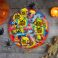 SOUR PATCH KIDS Orange & Purple Halloween Candy Lollipops with Sour Candy Dipping Powder, 20 Lollipops