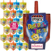 DOUzzle Hanukkah Candy Dreidels for Kids in Bulk, Driedel Filled with Treats (Pack of 24) Hanukah Party Favors, Happy Chanuka Sw