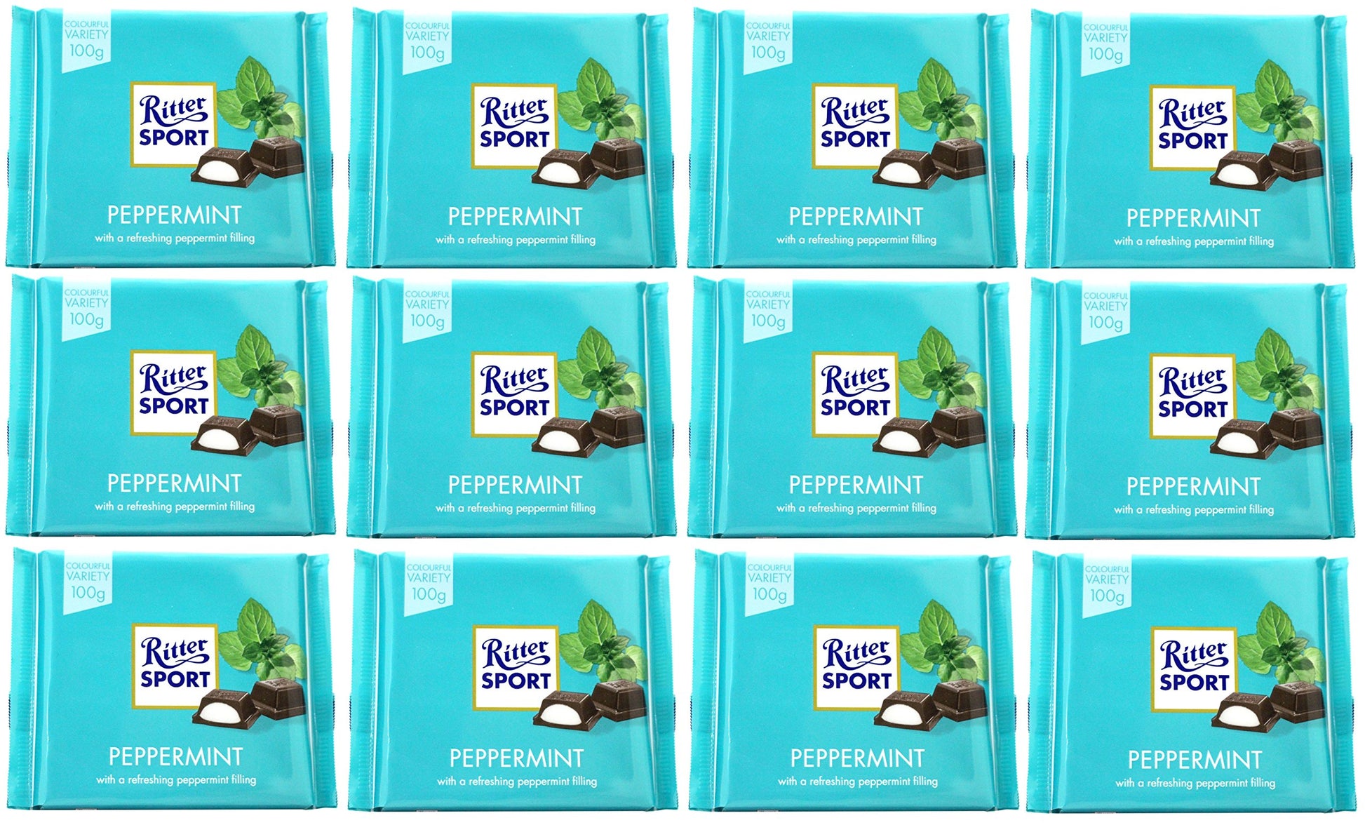 Ritter Sport Peppermint 100g (12-pack)