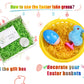 18 Pcs Easter Baskets Small With Handles For Kids Egg Hunting-70G Easter Grass Stuffers For Spring Party Crafts Supplies Accesso