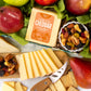 A Gift Inside Classic Fresh Fruit Basket Gift with Crackers, Cheese and Nuts for Holiday, Thank You, Birthday, Get Well, Anniver
