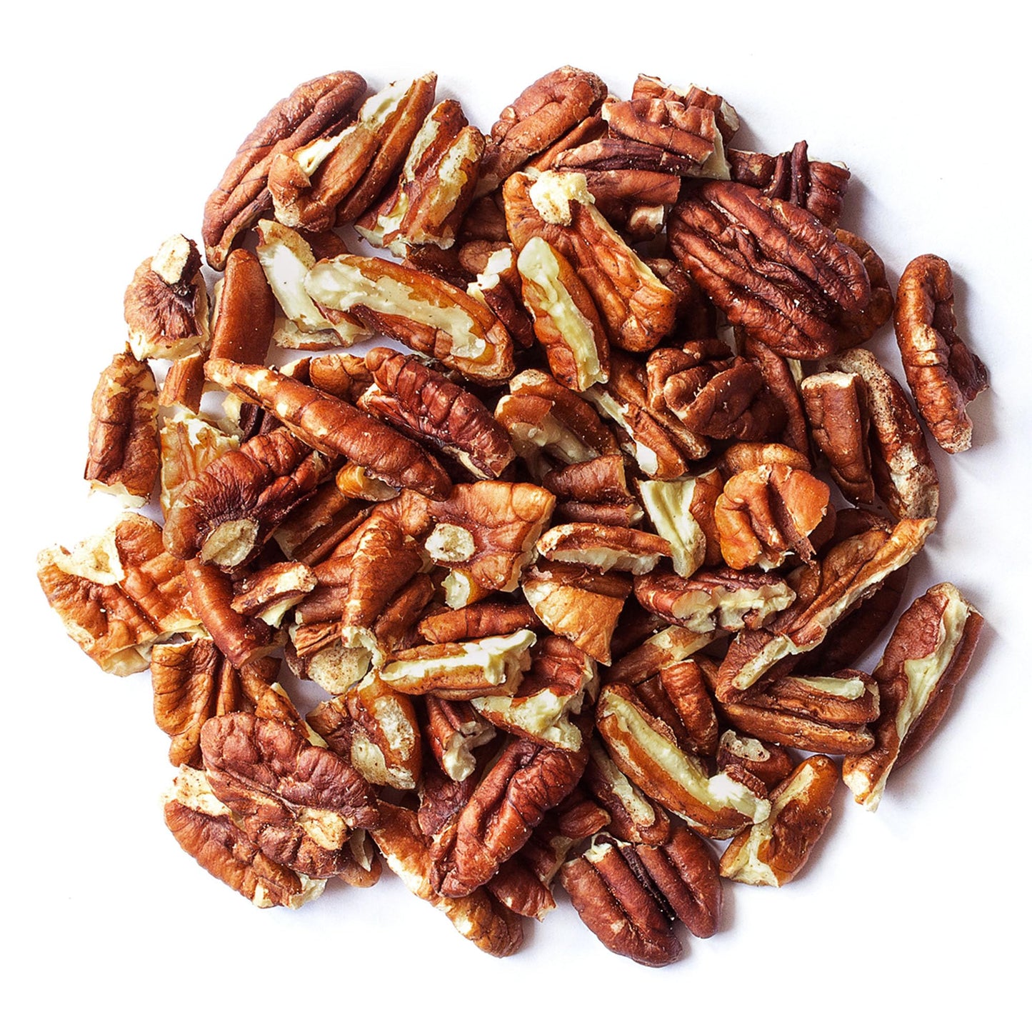 Food To Live Dry Roasted Pecan Pieces With Himalayan Salt, 1 Pound - Oven Roasted, Lightly Salted, No Oil Added, Perfect For Coo