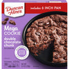 Duncan Hines Mega Cookie Double Chocolate Chunk Pan Cookie Mix, 8.4 Oz