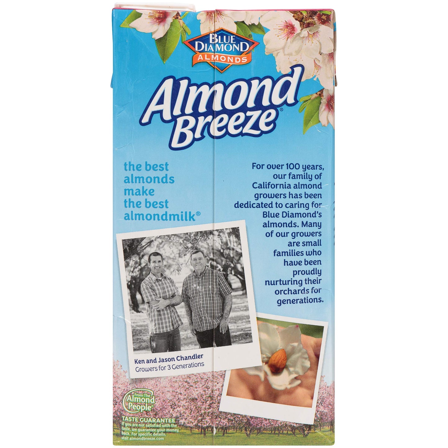 Almond Breeze Dairy Free Almondmilk, Unsweetened Vanilla, 64 Ounce (Pack of 8)