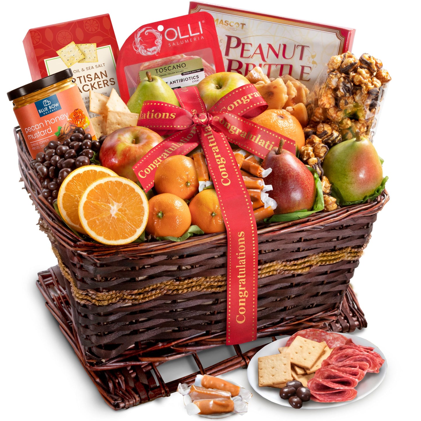 A Gift Inside Congratulations Sweet & Savory Farmstead Gift Basket
