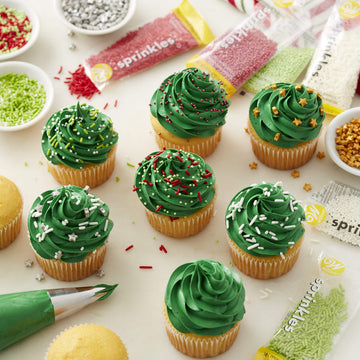 Christmas Sprinkles Dessert Decorating Set, 8-Piece