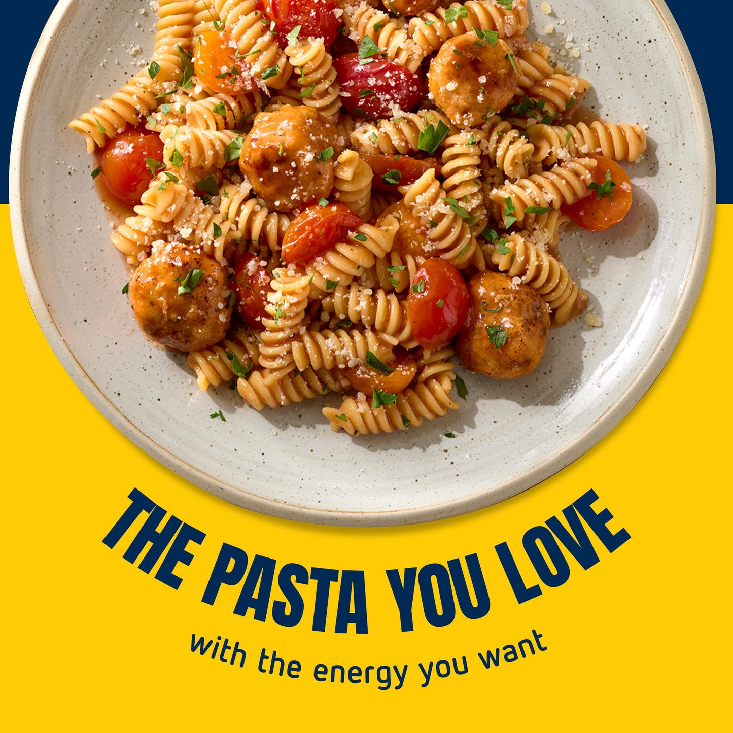 BARILLA Protein+ (Plus) Rotini Pasta, 14.5 Ounce (Pack of 12) - plant based pasta - Made from Lentils, Chickpeas & Peas - Non-GM