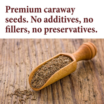 The Spice Way Whole Caraway Seed, 4 oz - Key Ingredient for Rye Bread, Pickles, Sauces, and Spice Blends