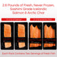 Nordic Catch Fresh Salmon & Arctic Char O-MEGA Bundle - 2.6 lbs, Sustainably Sourced, Air-Tight Sealed, Never Frozen