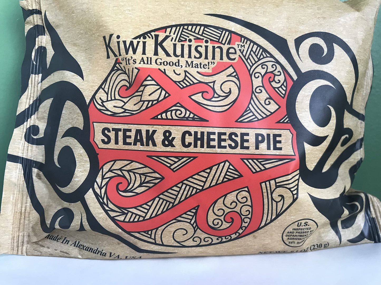 All Natural New Zealand Style Steak & Cheese Meat Pies - 1 Dozen