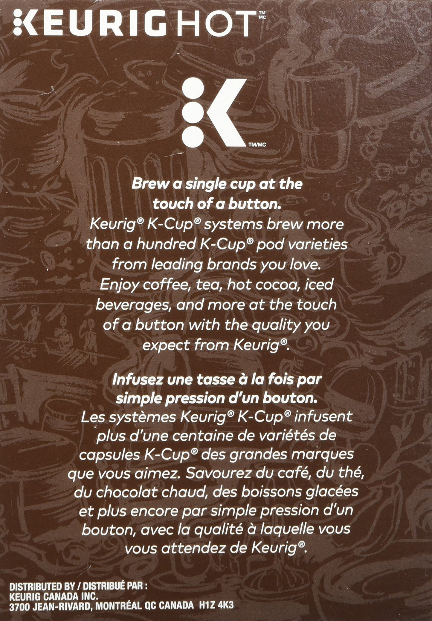 TULLYS Coffee Decaffeinated French Roast K-Cup Pods, Extra Bold, 24 Count, For Keurig malt-inspired, Coffee