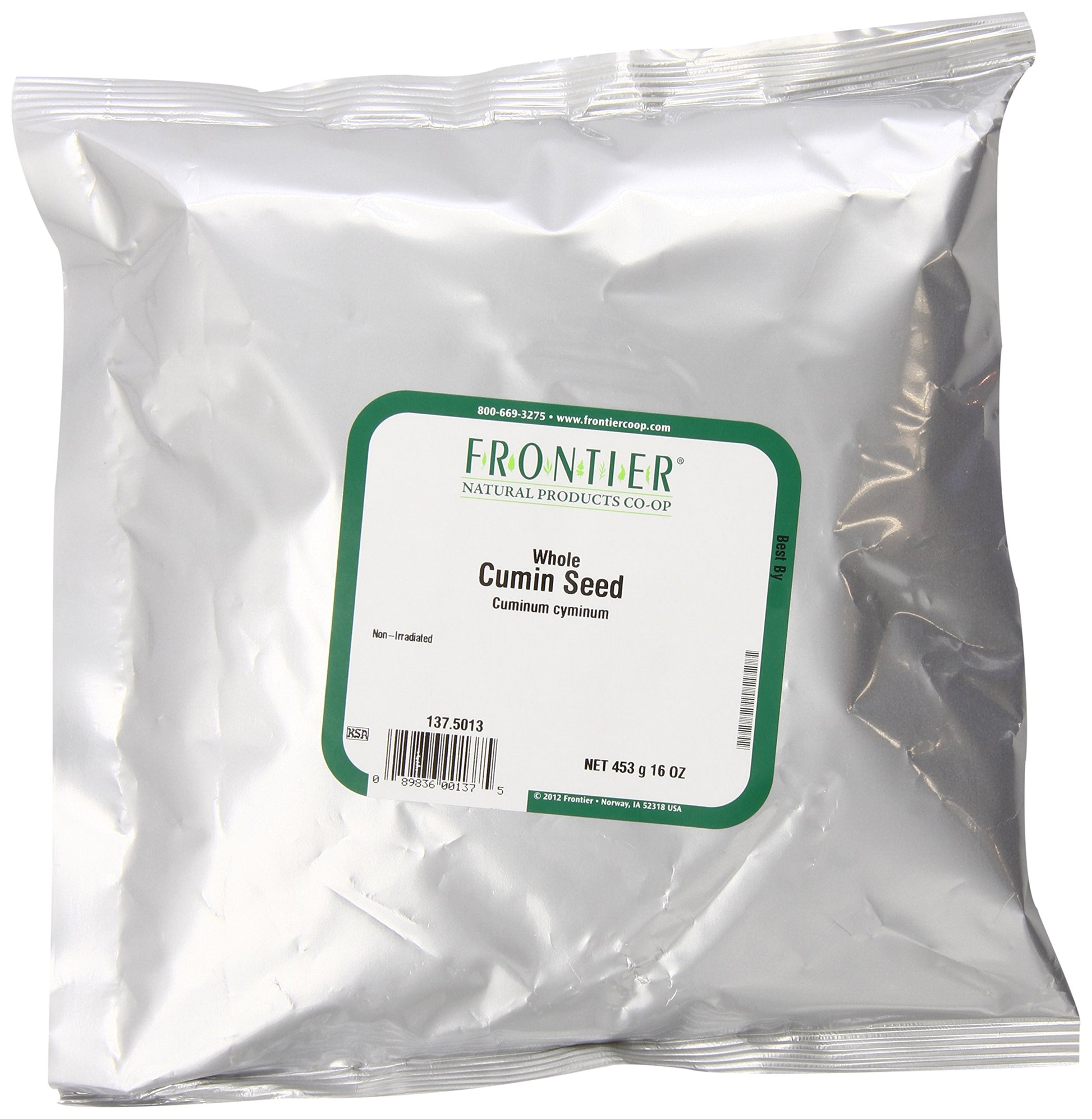 Frontier Natural Products, Whole Cumin Seed, 16 Ounce