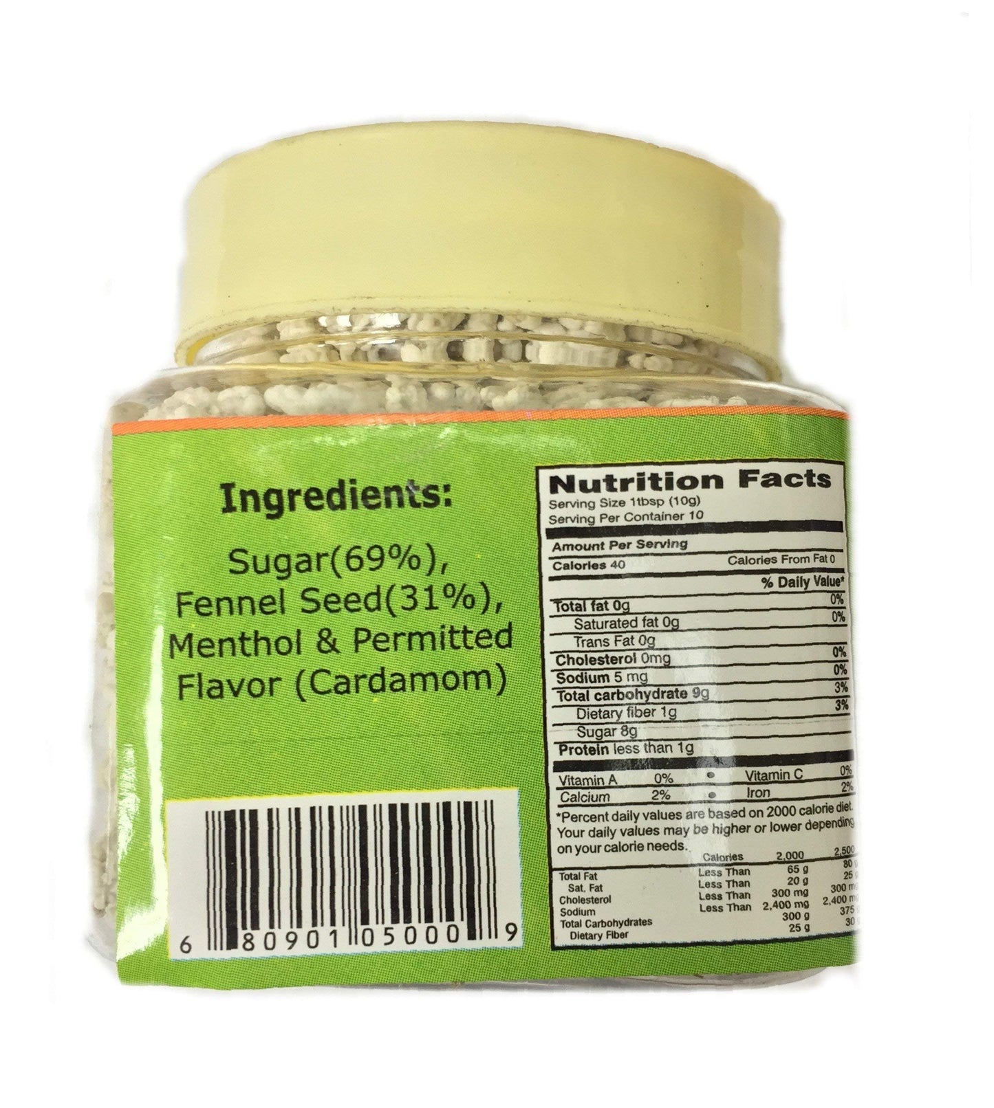 Rani Sweet Menthol Fennel Candy (Madrasi Saunf) 3.5Oz (100G) ~ Indian After Meal Digestive Treat | Vegan | Gluten Friendly | Non